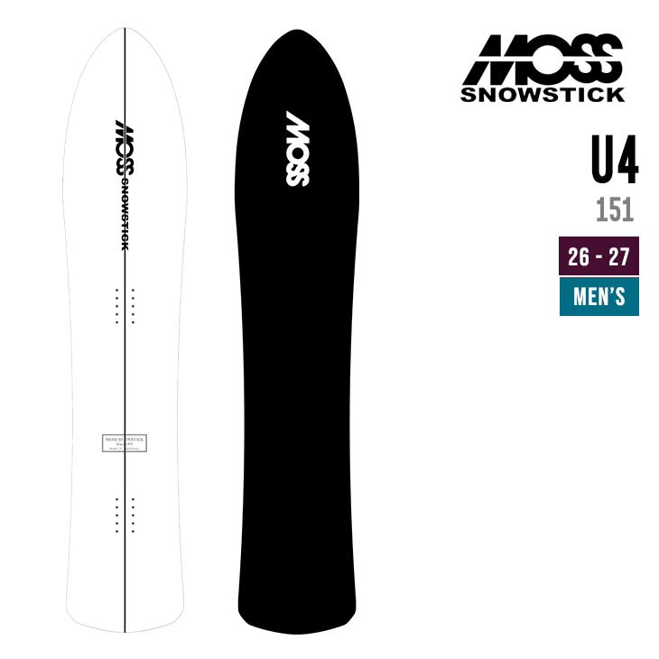 MOSS SNOWSTICK ���X�X�m�[�X�e�B�b�N 26-27 U4 �X�m�[�{�[�h ���[�t�H�[