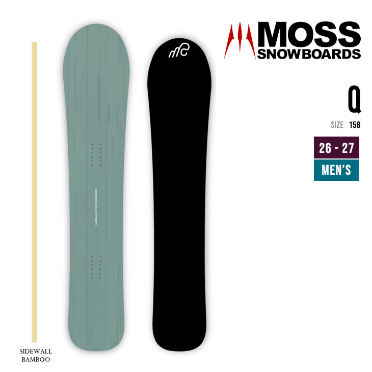 Rakuten - MOSS SNOWBOARD モス 26-27 Q キュー スノーボード パウダー フリーラン2026 2027