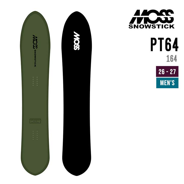 MOSS SNOWSTICK ���X�X�m�[�X�e�B�b�N 26-27 PT 64 �X�m�[�{�[�h �s�[�e�B�[ �����Y