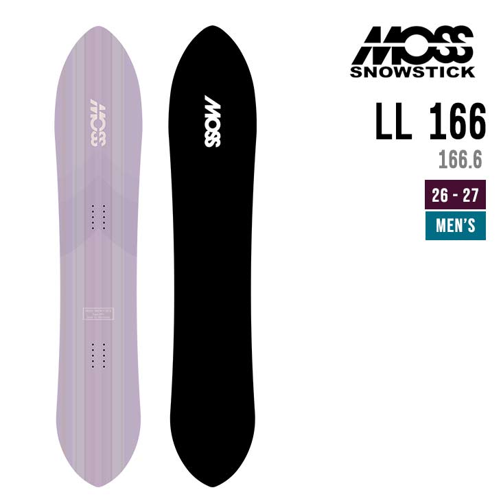 MOSS SNOWSTICK ���X�X�m�[�X�e�B�b�N 26-27 LL 166 �X�m�[�{�[�h �G���G�� ���{��
