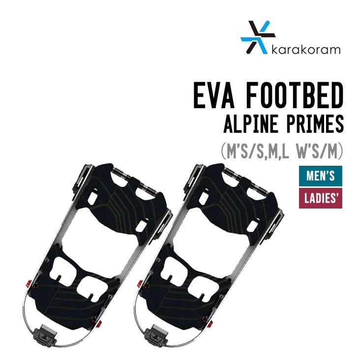 KARAKORAM カラコラム EVA FOOTBED ALPINE PRIMES メンズ-ウィメンズ ビンディング スノーボード