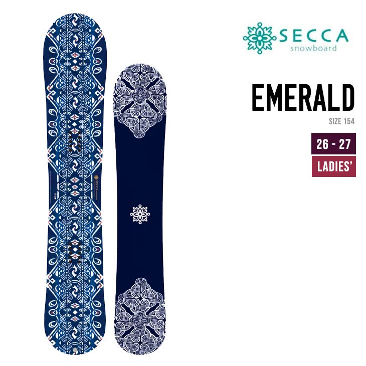 SECCA �Z�b�J 26-27 EMERALD �G�������h �X�m�[�{�[�h