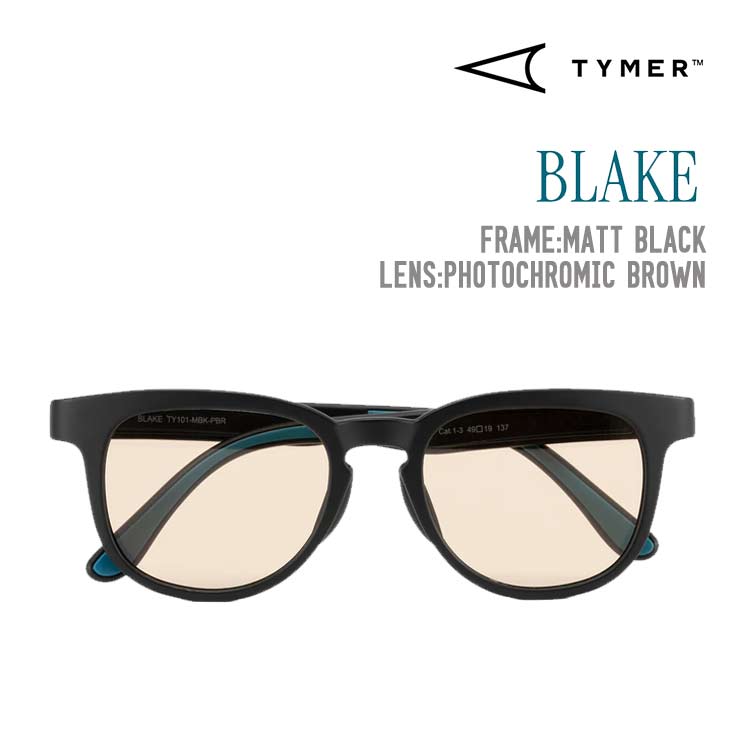 Rakuten - TYMER タイマー BLAKE サングラス Matt Black Photochromic Brown TY101-MBK-PBR