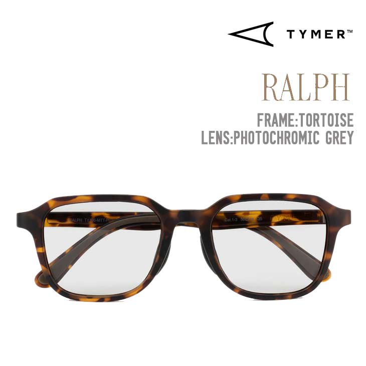 Rakuten - TYMER タイマー RALPH サングラスTortoise-Photochromic Grey TY106-MTT-PGY