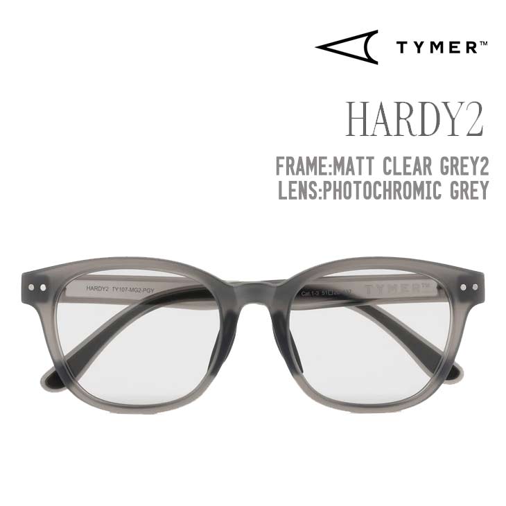 樂天商城 - TYMER タイマー HARDY2 サングラス Matt Clear Grey2 Photochromic Grey TY107-MG2-PGY
