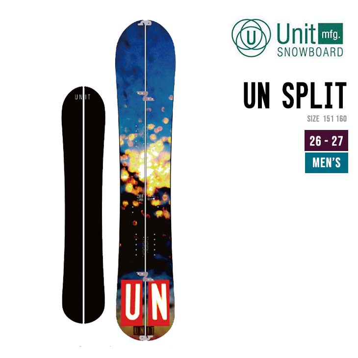 Option - UNIT ユニット 26-27 UN SPLIT ユーエヌ スプリットボード スノーボード