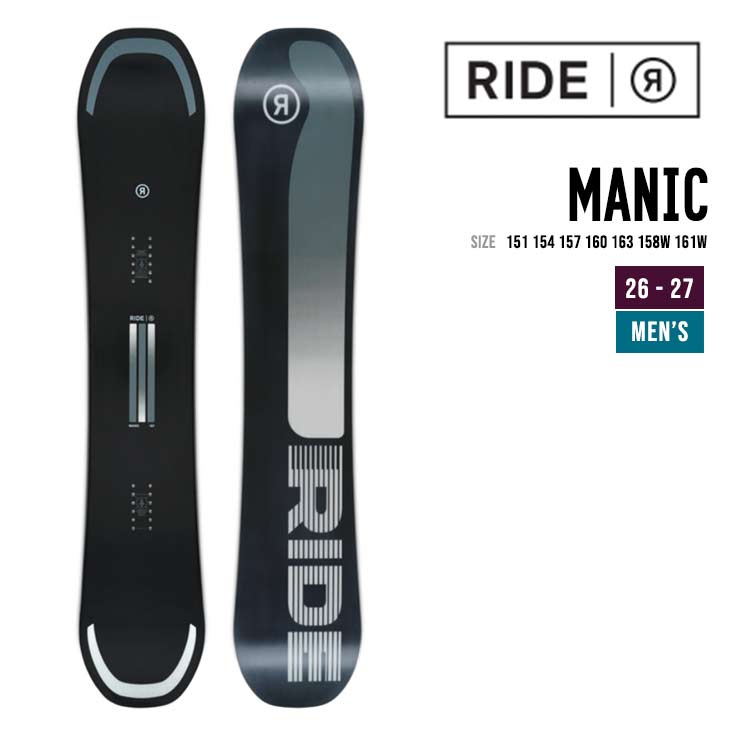 楽天市場】RIDE Manic（ブランドライド）（ボード｜スノーボード用品