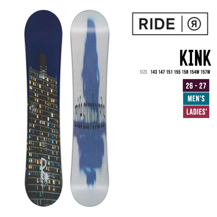 楽天市場】RIDE Kink（スノーボード用品｜ウィンタースポーツ