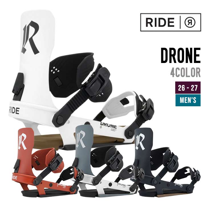 26-27 RIDE ライド DRONE MENS ドローン スノーボード ビンディング スノボ