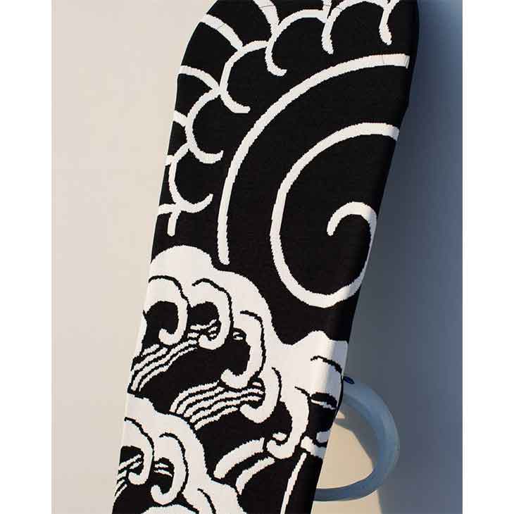 【SIDECAR】SURF&SNOWのeb's エビス 26-27 KNIT COVER NAMI #4600321 ナミ スノーボード ボードケース｜アングル3