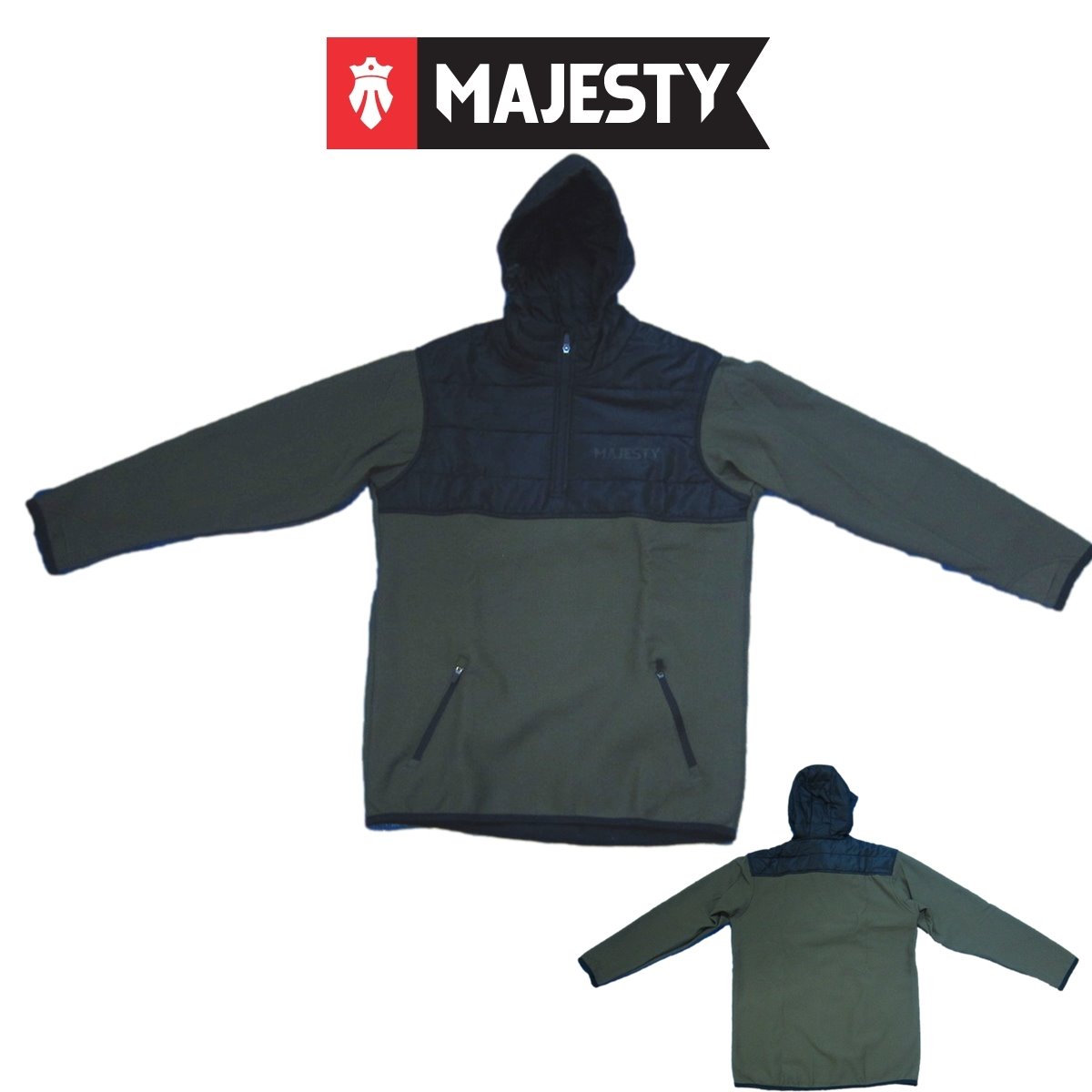 Rakuten - 撥水防風 Majestyski Heatshield Thermoactive Jacketマジェスティ スキー ヒートシールド サーモアクティブ ジャケット2022/23国内正規品 2022/2023 FREE SKIArmy Green ナイロンフードプルオーバージャケット