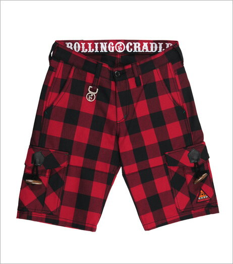 RC BLOCK CARGO SHORTS REDROLLING　CRADLEローリングクレードル　ロリクレロリクレ 通販 楽天年末年始土日祝即出荷可能商品！メーカ完売商品