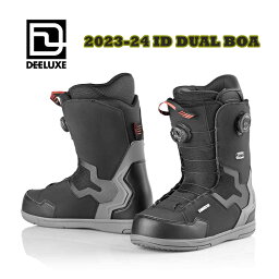 2023-24 ID DUAL BOA DEELUXE SNOWBOARD BOOTS BLACKディーラックス アイディ デュアルボア ブラック国内正規品保証書付サーモインナーライト（熱成型可能）ブーツケースサービス DVD、ステッカーサービス