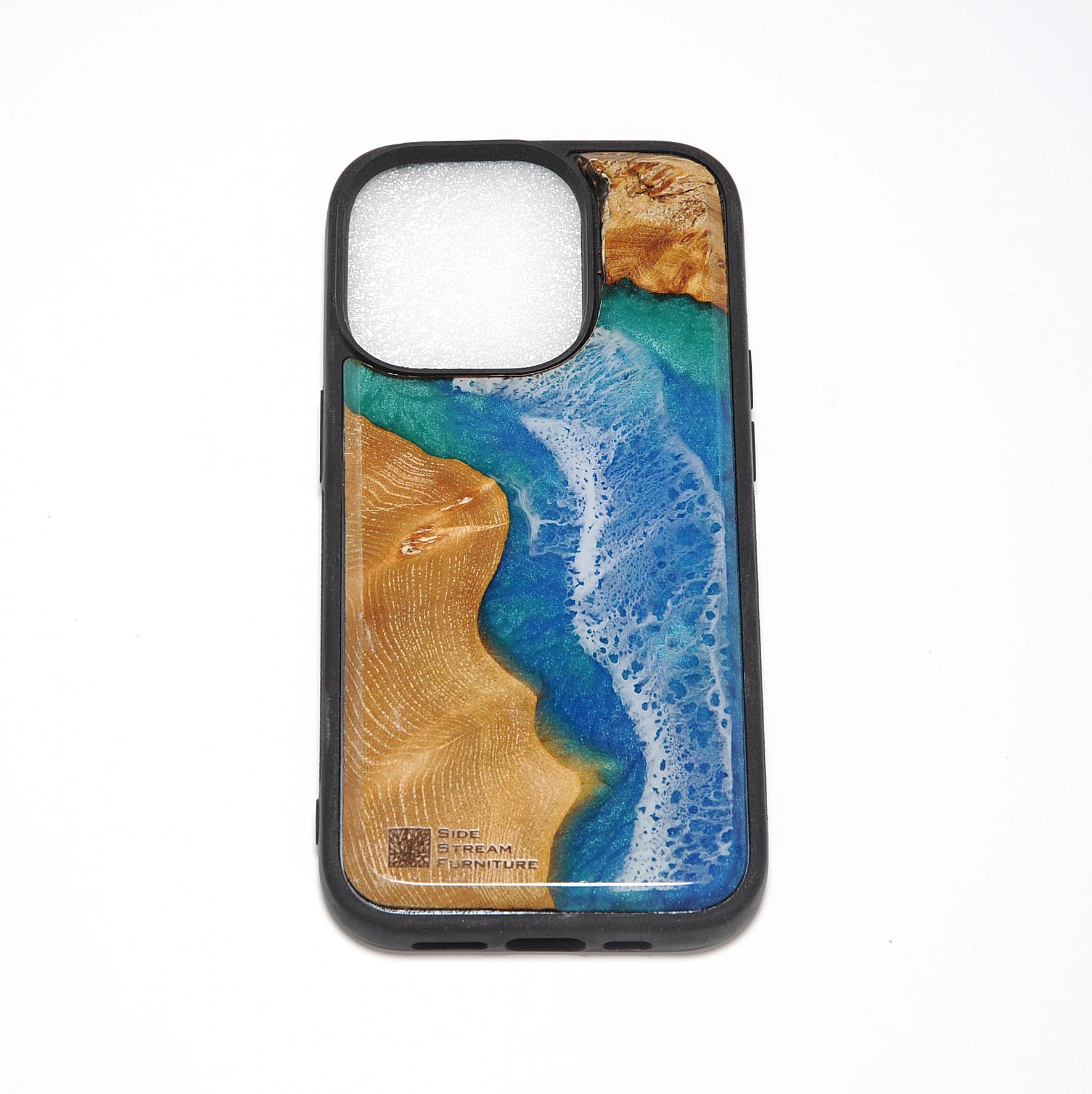 Rakuten - ウッドレジンiPhoneケース(iPhone14Pro　Ocean)