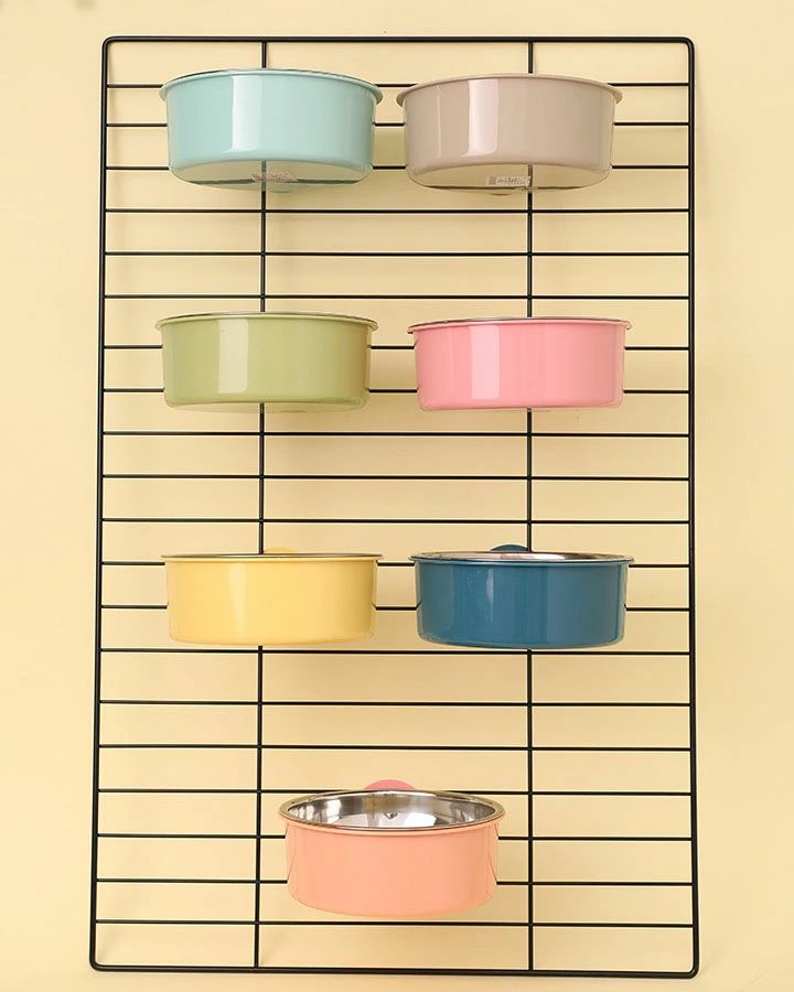 ケージ用 ペットボウル ステンレス ペット用 餌入れ 犬 猫 餌皿 猫犬兼用 フードボウル ペット食器 食べやすい 高さがある 食器 固定 ペットフード ボウル 高さ調節 エサ入れ 水入れ 給水器 ウォーターボウル 小動物 餌 ペット用 サークル ペット 皿 水飲み器 おしゃれ 調節 2