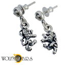 【ポイント5倍!最大1500円OFFクーポン 5/6まで】 ウルフマンB.R.S WOLFMAN B.R.S ブラザー ウルフ シルバー ピアス アクセサリー ...