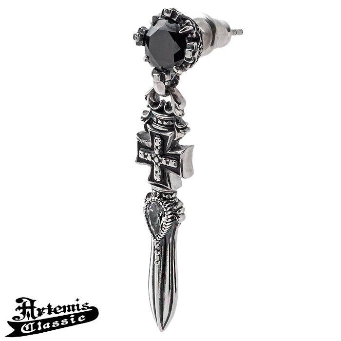 アルテミスクラシック Artemis Classic クロス ソード シルバー ピアス 片耳分 ACE0183