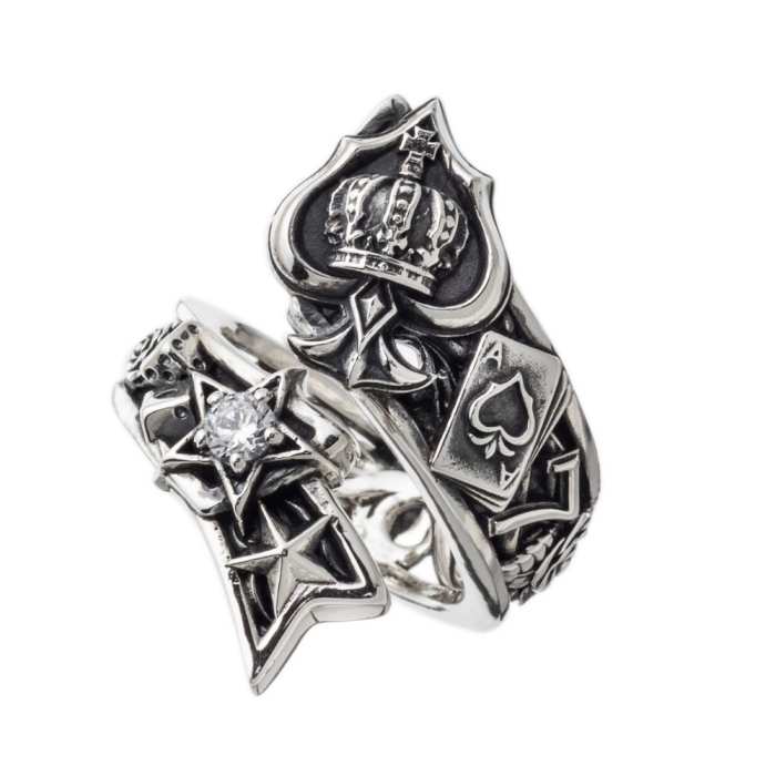 アルテミスキングス スペード シルバー リング 指輪 メンズ レディース シルバー925 シルバーアクセサリー AKR0062ARTEMIS KINGS 11号...