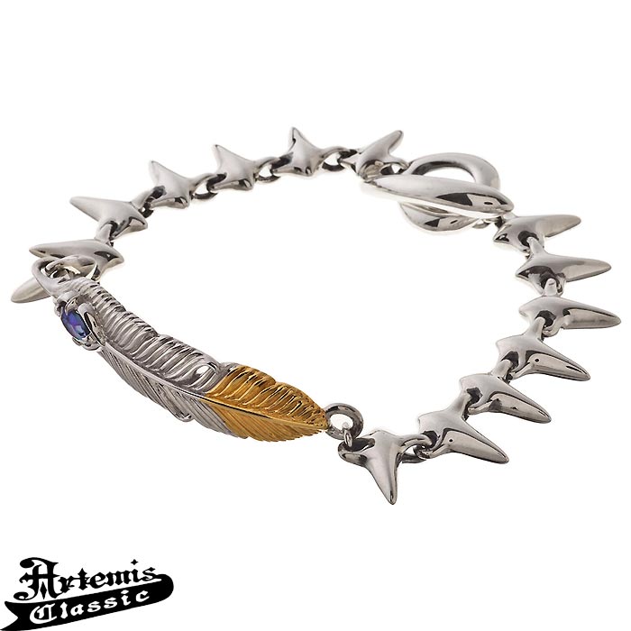 アルテミスクラシック Artemis Classic シルバー ブレスレット アクセサリー フェザー ID ボーン ミスティックトパーズ ACB0110