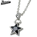 【ポイント5倍!27日まで】 アルテミスクラシック Artemis Classic イブニング スター チャーム シルバー ネックレス アクセサリー メンズ ブラックキュービック 星 ACP0294CL60