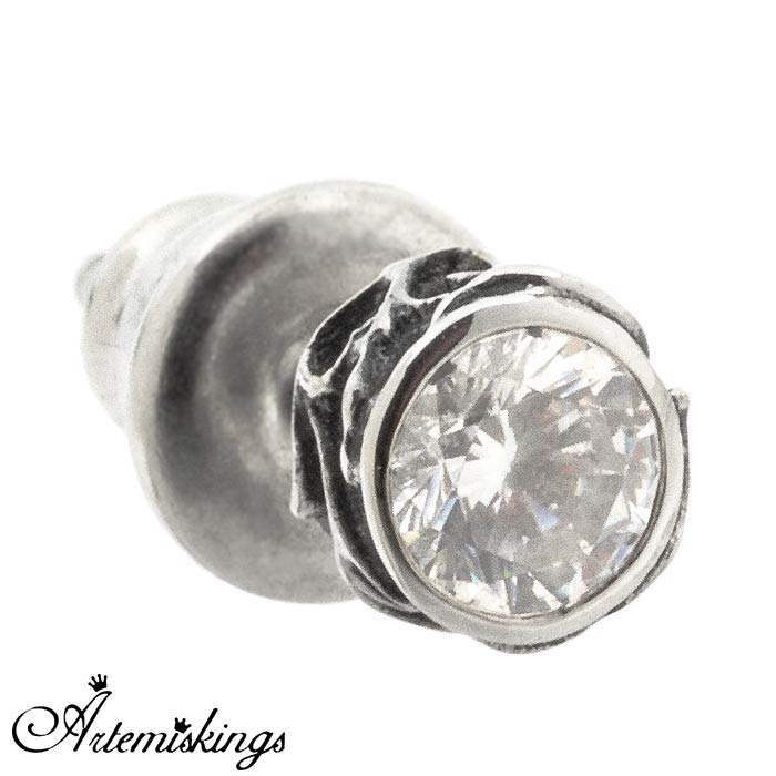 【ポイント2倍！マラソン期間中】 アルテミスキングス ARTEMIS KINGS ソリティア ハーベスト シルバー スタッド ピアス 片耳用 キュービックジルコニア 星 ギフト プレゼント アクセサリー アクセ プレゼント Artemis Classic AKE0095