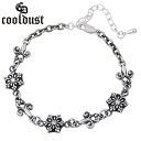 クールダスト cooldust FUNKOUTS スノーシャドー シルバー ブレスレット アクセサリー M 雪の結晶 カラーストーン シルバー925 スターリン...