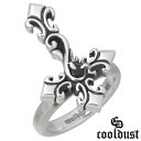 【ポイント5倍!27日まで】 クールダスト cooldust FUNKOUTS インバーテッドクロス シルバー リング 指輪 アクセサリー 逆十時 カラーストー...