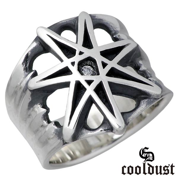 クールダスト cooldust FUNKOUTS seven pointed star シルバー リング 指輪 アクセサリー スター 星 メンズ 17～21号 シルバー925 スターリングシルバー FCR-082