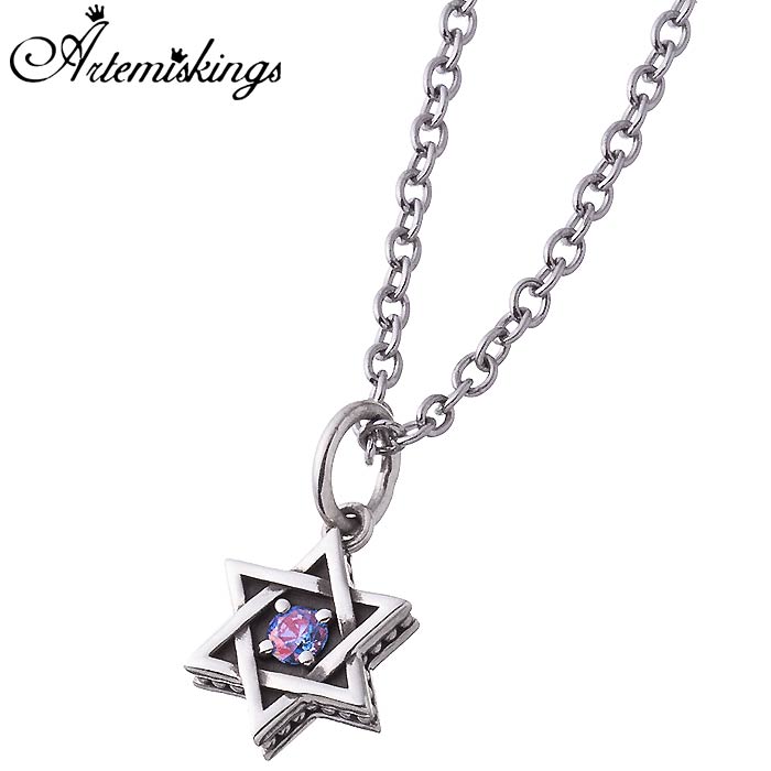 アルテミスキングス ARTEMIS KINGS シルバー ジュエリー ネックレス ヘキサグラム チャーム BL AKP0112AKCN0011 AKP0112A...
