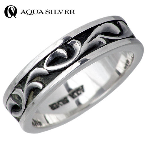 アクアシルバー アクアシルバー AQUA SILVER 指輪 アラベスク シルバー リング 唐草 アクセサリー 7～21号 シルバー925 スターリングシルバー ASR037F