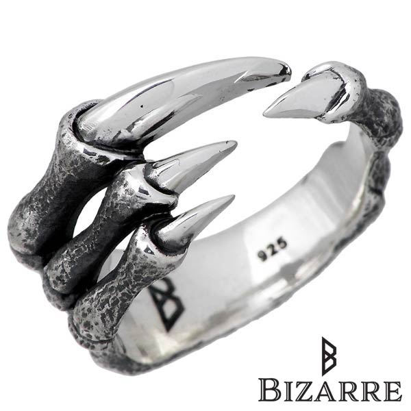【ポイント5倍！30日まで！】 ビザール BIZARRE アーケオプテリクス シルバー リング 指輪 アクセサリー メンズ レディース 12～18号 SRP093
