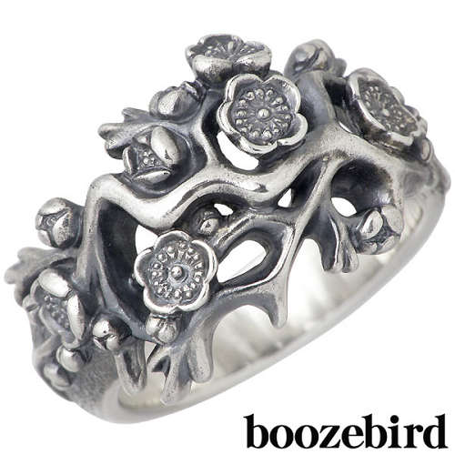 ブーズバード boozebird 梅 シルバー リング 指輪 アクセサリー 11〜30号 シルバー925 スターリングシ..