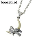 【ポイント10倍 マラソン期間中 】 ブーズバード boozebird ネックレス レディース メンズ シルバー ジュエリー 月 時鳥 チェーン付き 真鍮 92...