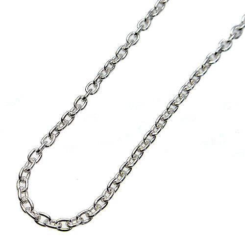 ネックレスチェーン メンズ シルバー925 あづき シルバー ジュエリー チェーン幅1.8mm 50cm シルバー ジュエリー 替925 スターリングシルバー ...