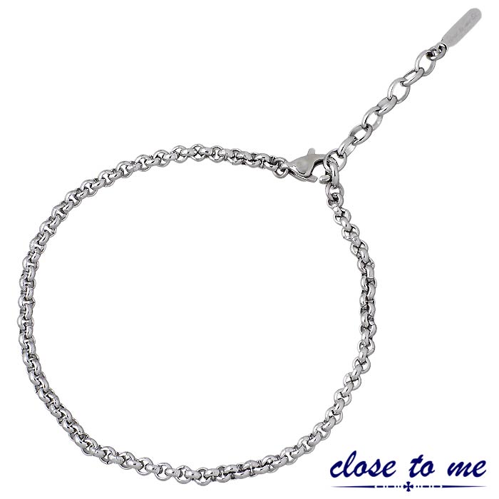 クロストゥーミー close to me ステンレス ブレスレット アクセサリー メンズ 金属アレルギー対応 SBR11-007