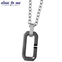 クロストゥーミー close to me ステンレス ネックレス アクセサリー キュービック メンズ 金属アレルギー対応 SN11-033