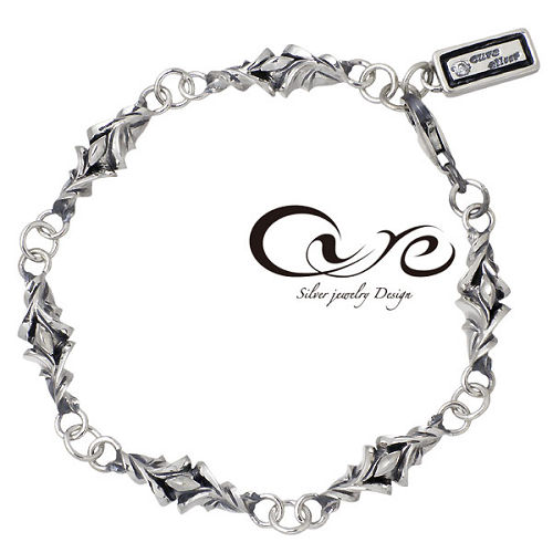 キュア cure リリィー スター シルバー ブレスレット アクセサリー Mサイズ キュービック シルバー925 スターリングシルバー CU-BR-020M