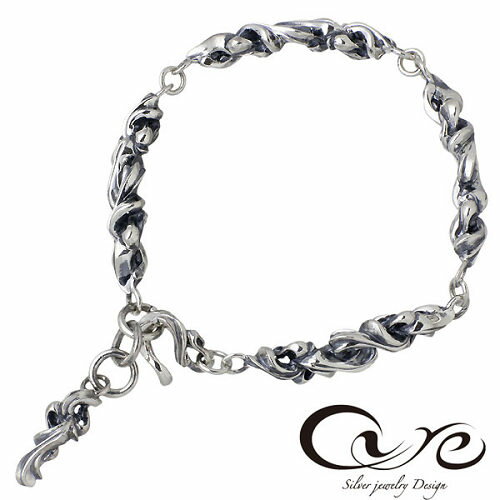 キュア cure リヴァーズ ドロップ シルバー ブレスレット アクセサリー Mサイズ シルバー925 スターリングシルバー CU-BR-030M
