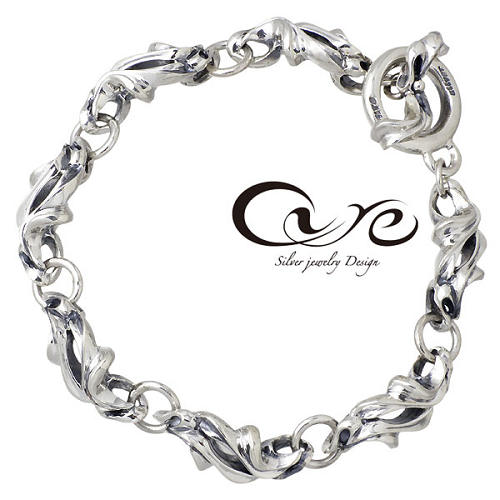 キュア cure リヴァーズ シルバー ブレスレット アクセサリー Mサイズ シルバー925 スターリングシルバー CU-BR-031M