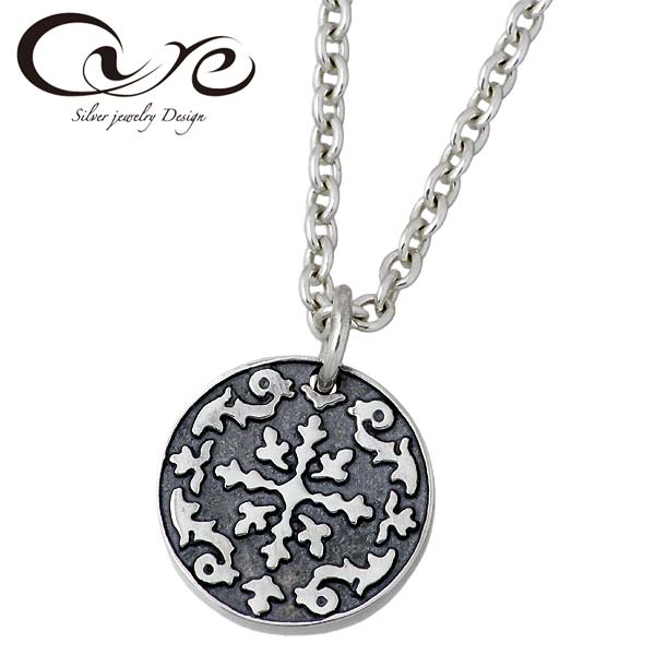 【ポイント5倍！ブラックフライデー！】 キュア cure ネックレス レディース L coin シルバー ジュエリー 925 スターリングシルバー CU-PE-136CL60