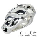 【ポイント5倍!27日まで】 キュア cure ワン フロー シルバー リング 指輪 アクセサリー シルバー925 スターリングシルバー CU-RI-013