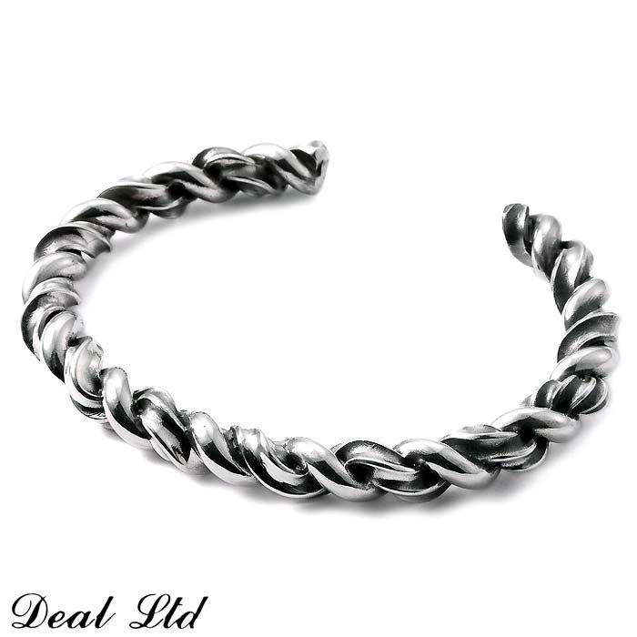 【ポイント5倍!30日まで!】 ディールエルティーディー DEAL LTD RT:DUAL WIRE BANGLE シルバーバングル メンズ レディース シルバ...