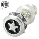 【ポイント10倍 マラソン期間中 】 ディールデザイン DEAL DESIGN スター スタッズ シルバー ピアス アクセサリー 1個売り 片耳用 星 シルバー925 スターリングシルバー 390515