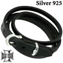 【ポイント5倍!最大1500円OFFクーポン 5/6まで】 ディールデザイン DEAL DESIGN エッジ フォース レザー ブレスレット アクセサリー ブラ...