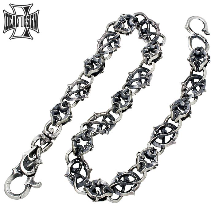 ディールデザイン DEAL DESIGN レイジング シルバー ウォレットチェーン メンズ シルバー925 スターリングシルバー 391619