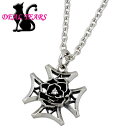 【ポイント5倍!18日まで!】 ディールティアーズ DEAL TEARS グリッド ローズ クロス シルバー ネックレス アクセサリー キュービック バラ シルバー925 スターリングシルバー ディールデザイン DEAL DESIGN 399150SV