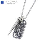 【ポイント5倍 30日限り!】 ドクターモンロー Dr MONROE ネックレス レディース メンズ シルバー ジュエリー メッセージ 925 スターリングシルバー FC-221-SV