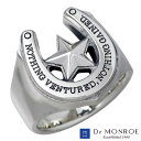 ドクターモンロー Dr MONROE リング 指輪 メンズ ホースシュー シルバー ジュエリー 馬蹄 13〜23号 FC-273-SV