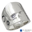 ドクターモンロー Dr MONROE シルバー リング ファントム スカル メッセージ 指輪 13~23号 メンズ 幅広 シルバー925 アクセサリー ドクロ FC-290-SV