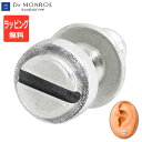 ドクターモンロー Dr MONROE シルバー ピアス マイナスネジ シンプル 1個売り 片耳用 スタッド メンズ レディース PE-68-SV